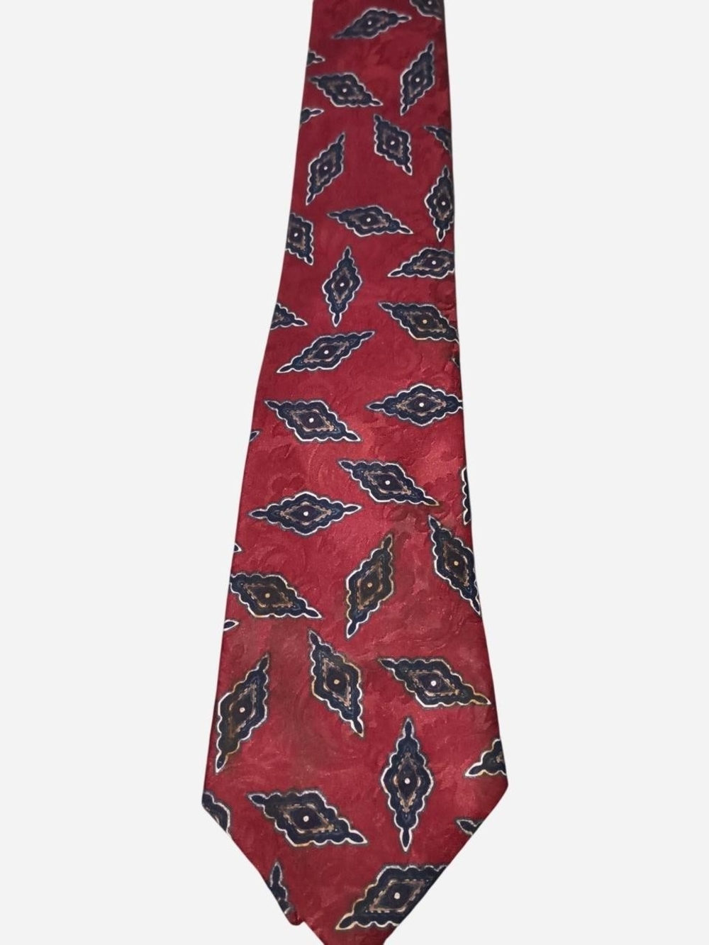 Classic Burgundy Medallion Tie